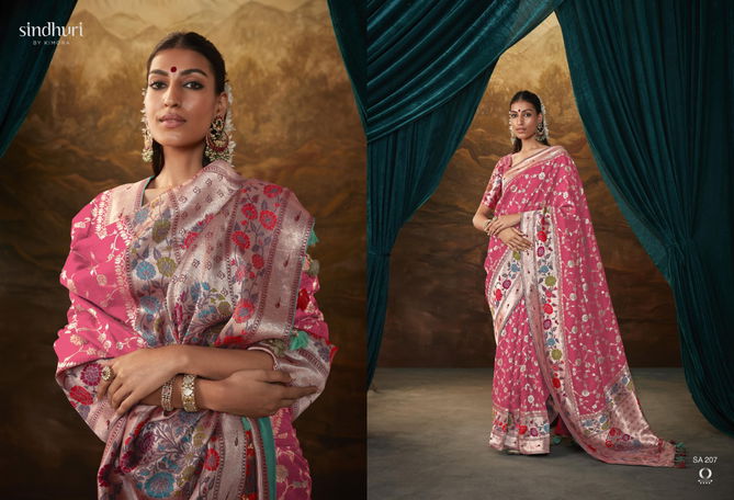 Sindhuri Sakhi By Kimora Paithani Wedding Sarees Catalog